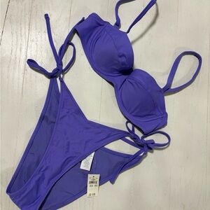 Aerie Purple Bikini Set
